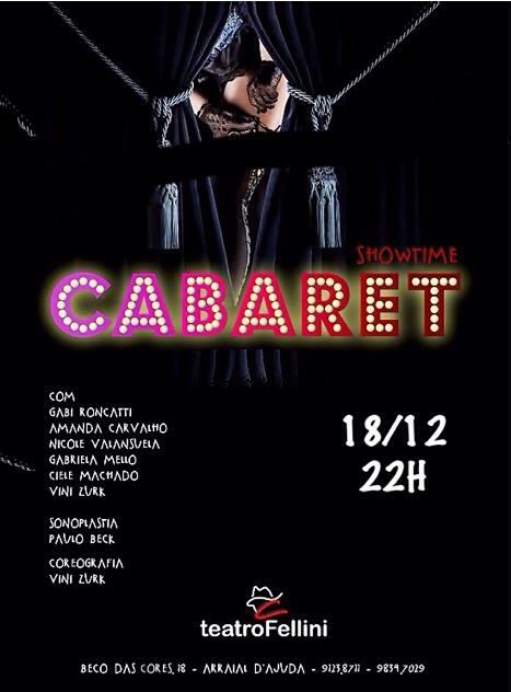 Cartaz   Teatro Fellini - Beco das Cores - Rua do Mucug, 201, Quinta-feira 18 de Dezembro de 2014
