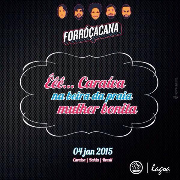 Cartaz   Bar Lagoa, Domingo 4 de Janeiro de 2015