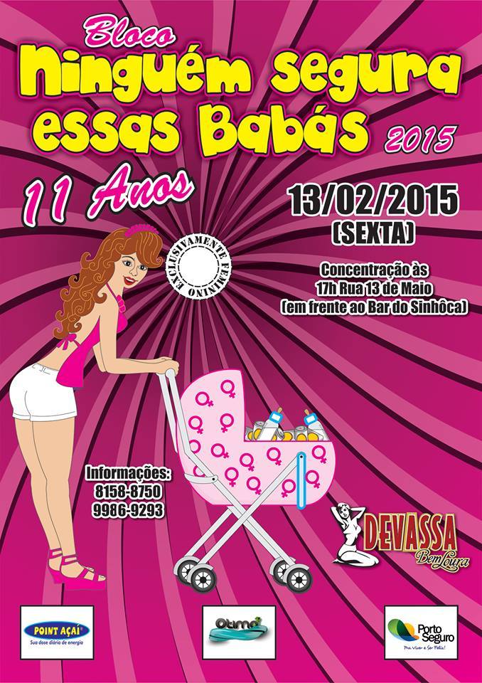 Cartaz   Rua 13 de Maio - Centro / Praa Visconde de Porto Seguro, s/n, Sexta-feira 13 de Fevereiro de 2015