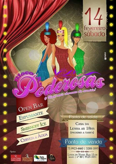Cartaz   Casa da Lenha - Praa Visconde de Porto Seguro, s/n, Sábado 14 de Fevereiro de 2015