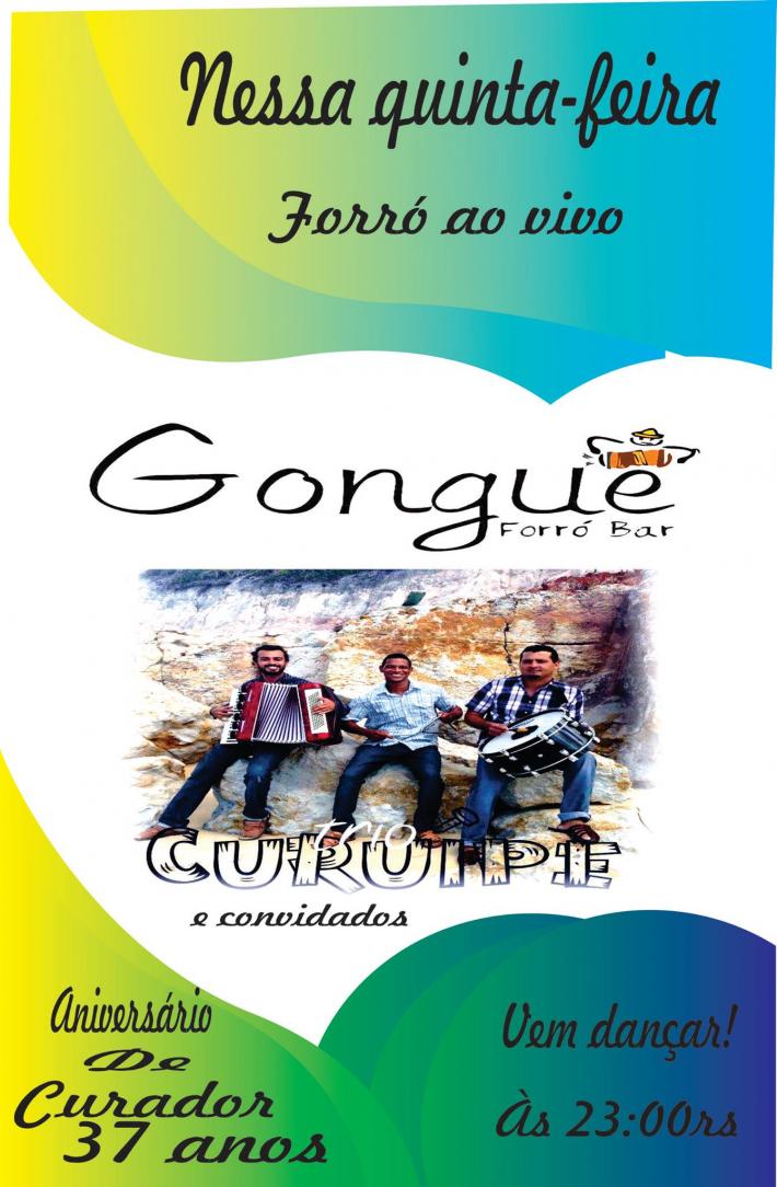 Cartaz   Gongu Forr Bar - Rua Carlos Alberto Parracho, Quinta-feira 30 de Abril de 2015