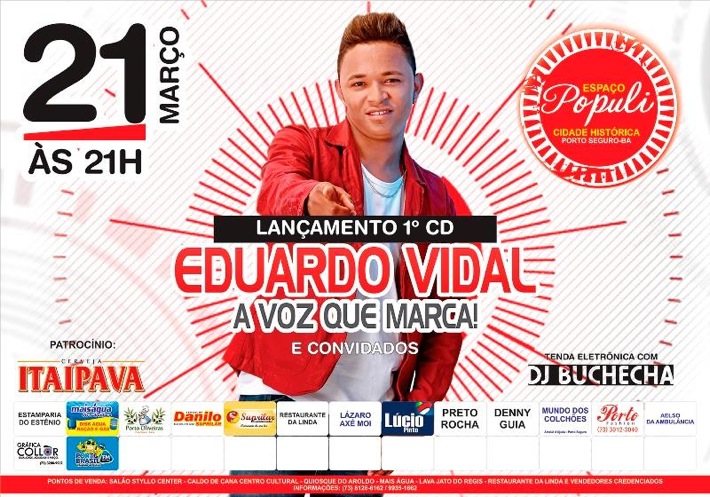 Cartaz   Espao Populi - Cidade Histrica, Sábado 21 de Março de 2015