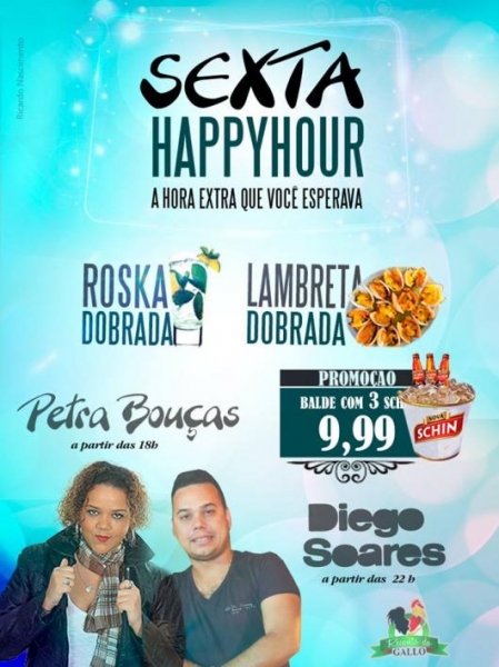 Cartaz   Recanto do Gallo - Rua 2 de julho, 20B - Casa da Lenha, Sexta-feira 1 de Maio de 2015