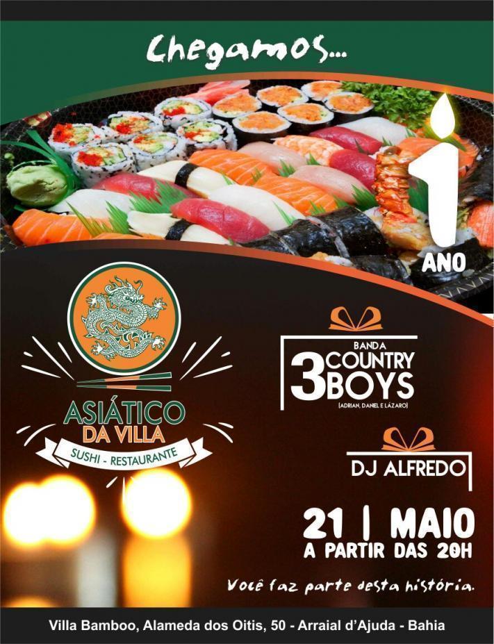 Cartaz   Asitico da Villa - Almeda dos Oitis, 50 - Villa Bamboo, Quinta-feira 21 de Maio de 2015