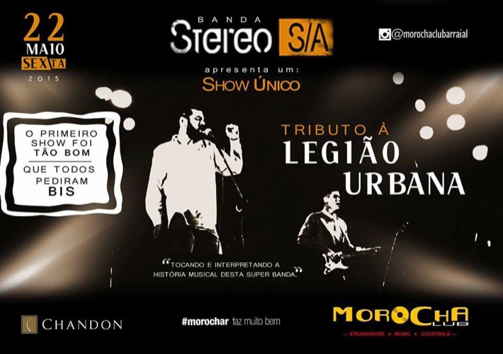 Cartaz   Morocha Club - Estrada do Mucug, 290, Sexta-feira 22 de Maio de 2015