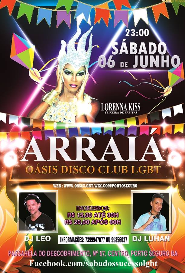 Cartaz   Oasis Disco Club - Rua Assis Chateaubriand, 67 - Centro (Passarela do Descobrimento) , Sábado 6 de Junho de 2015