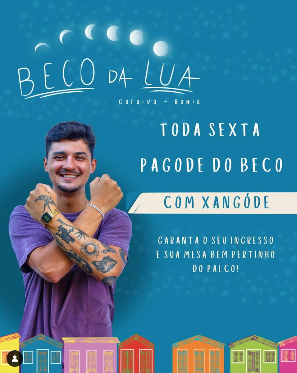 Cartaz  - Beco da Lua, Sexta-feira 25 de Outubro de 2024