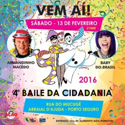 panfleto 4 Baile da Cidadania - ARMANDINHO MACDO e BABY DO BRASIL