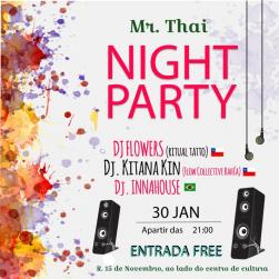 panfleto Night Party