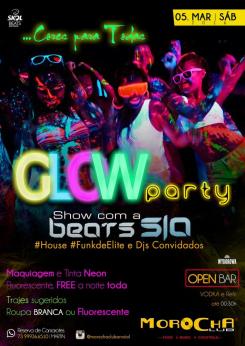 panfleto Glow Party