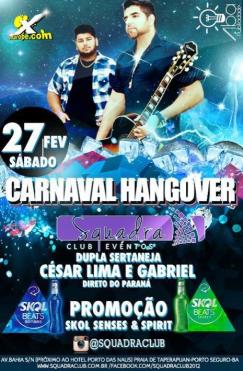 panfleto Carnaval Hangover