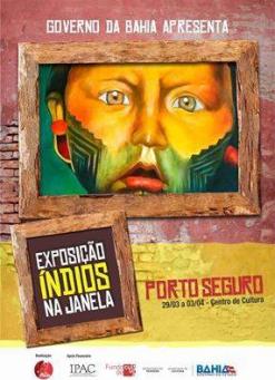 panfleto Exposio 'ndios na Janela'