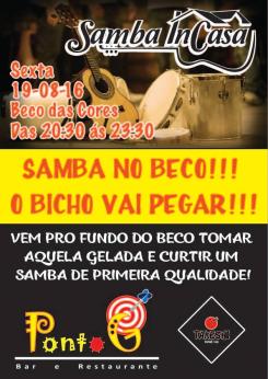 panfleto Samba InCasa