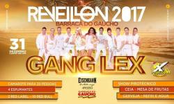panfleto Rveillon com banda Gang Lex