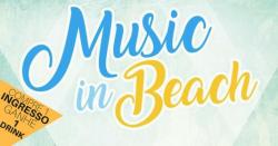 panfleto Music in Beach