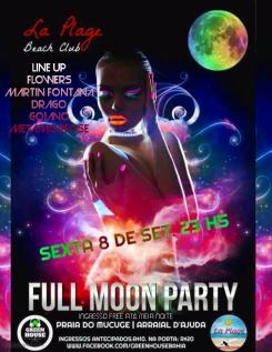 panfleto Full Moon Party