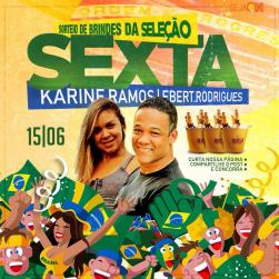 panfleto Karine Ramos e Ebert Rodrigues