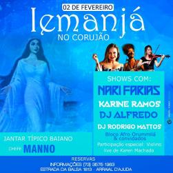 panfleto Corujo Iemanj - Nari Farias + Karine Ramos