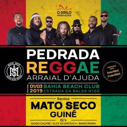 panfleto Pedrada Reggae
