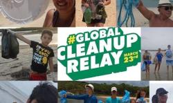 panfleto #GlobalCleanupRelay - Mutiro de Limpeza