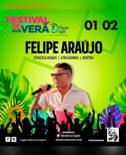 panfleto Festival de Vero da Reggae Night - FELIPE ARAJO