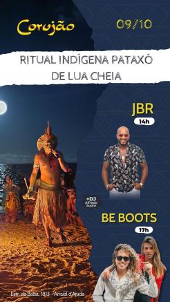 panfleto JBR Cantor + DJs Be Boots + Ritual da Lua cheia