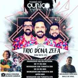panfleto Trio Dona Zefa