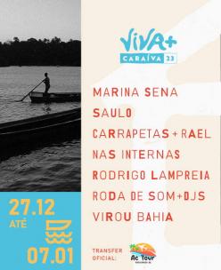 panfleto Viva+ Carava 2023 - Virou Bahia