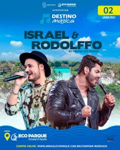 panfleto Destino Msica - Israel & Rodolffo