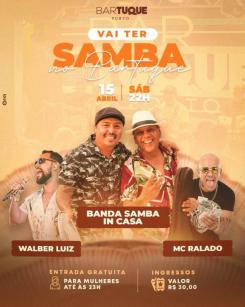 panfleto Sbado Samba