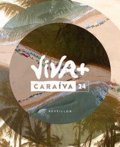 panfleto Viva+ Caraíva 2024 - Forró do Biquini