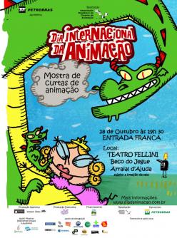 panfleto Dia Internacional da Animao 