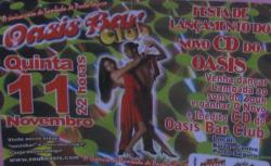 panfleto Festa de lanamento do Novo CD do Oasis
