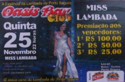 panfleto Miss Lambada