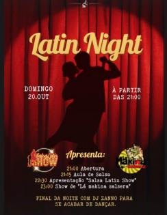 panfleto Latin Night