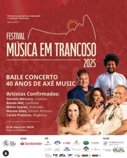 panfleto Baile Concerto, 40 anos da Ax Music