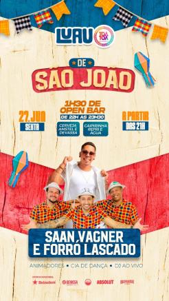 panfleto Luau de So Joo