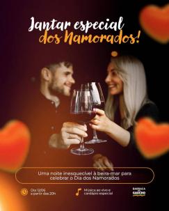 panfleto Jantar dos Namorados