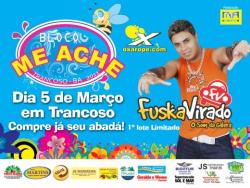 panfleto Bloco Me Ache com Fuska Virado 