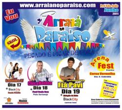 panfleto Arrai no Paraso 
