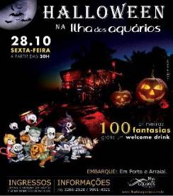 panfleto Halloween na Ilha