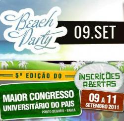 panfleto Beach Party 2011