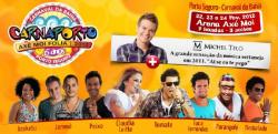 panfleto CarnaPorto Ax Moi 2012: Araketu, Claudia Leitte, Tomate