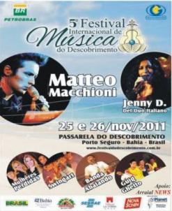 panfleto 5 Festival Internacional de Msica do Descobrimento 