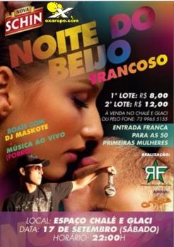 panfleto Noite do Beijo