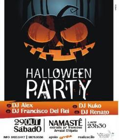 panfleto Halloween Party 2011