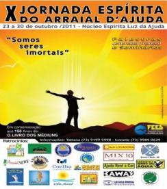 panfleto X Jornada Esprita do Arraial d'Ajuda