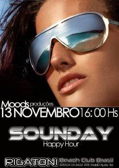 panfleto Sounday Happy Hour