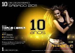 panfleto La Morocha - 10 Anos !