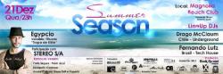 panfleto Summer Season - Abertura do Vero 2012